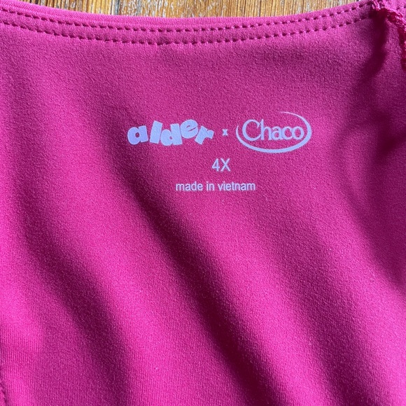 Women's Pink Adventure Performance Racerback Tank - Picture 8 of 8